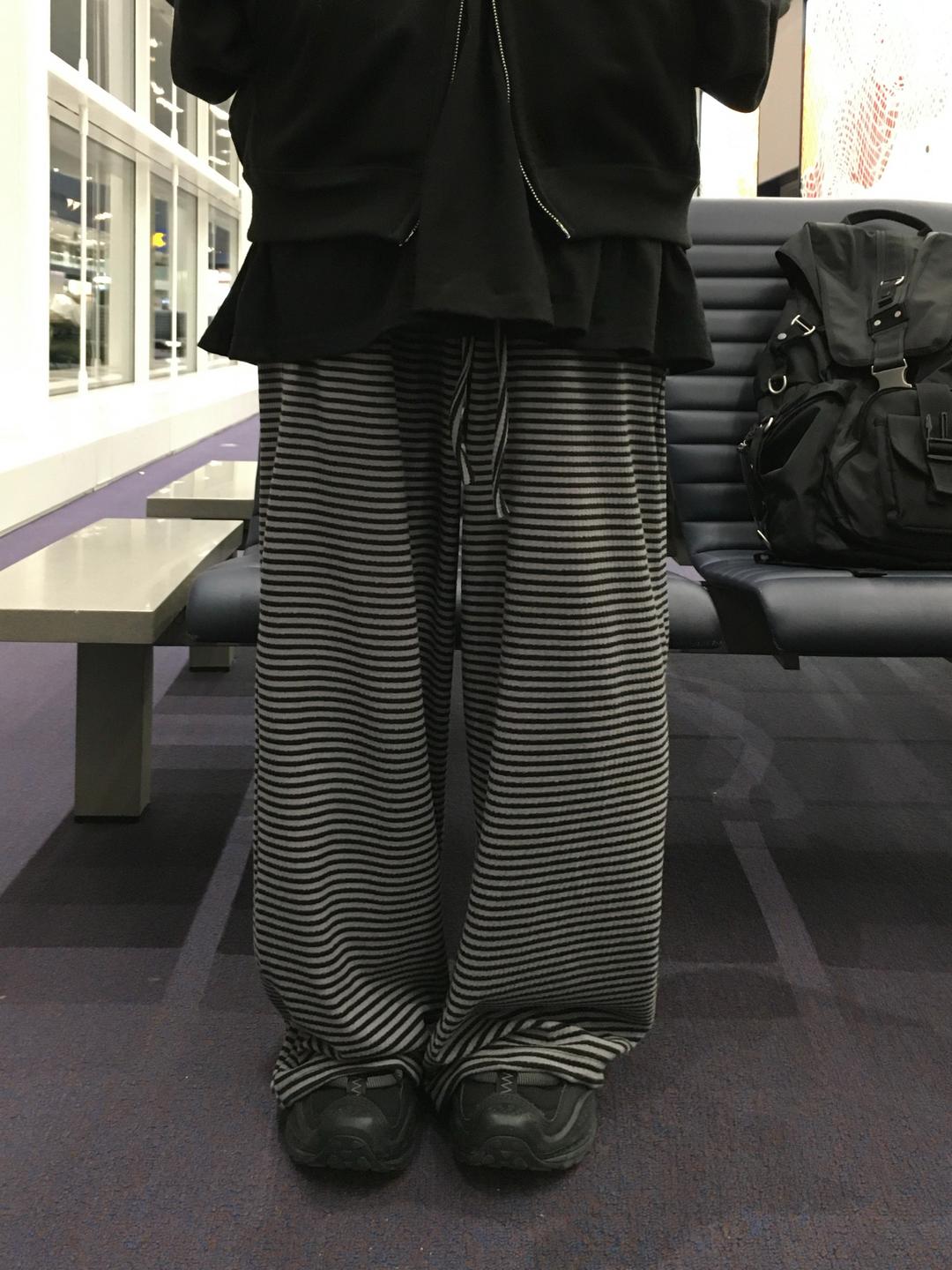 릿코어 (주문폭주/핏 보장) 휠스 밴딩 스트라이프 팬츠 (2c)