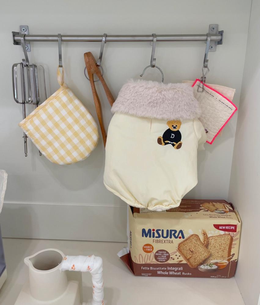 곰 자수 패딩 2COLORS