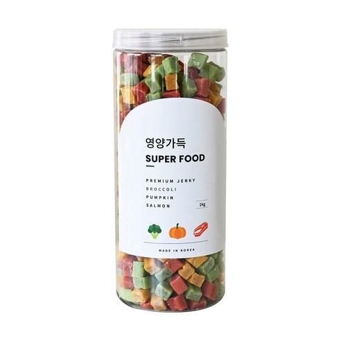 제로랩스 반려견 영양가득 져키 1kg, 브로콜리+단호박+연..., 1kg, 1개