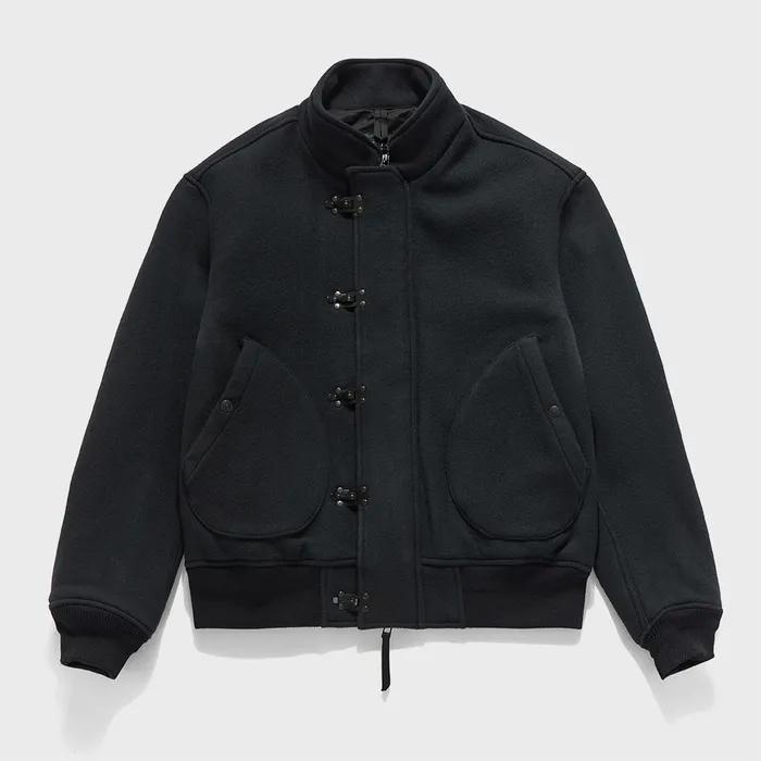 DECK JUMPER / BLACK MELTON