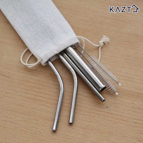 에코휴대용스테인레스빨대8종