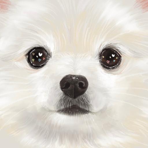 반려동물 클로즈업 일러스트✨ 폰배경 프사 그립톡♥️