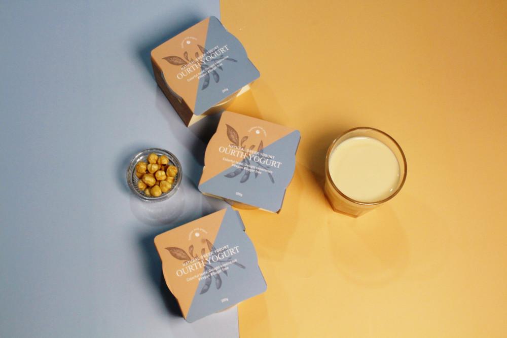 [아오스요거트 VEGAN] 꾸덕한 비건 두유 그릭 요거트 무가당 두유서비스 대체당사용