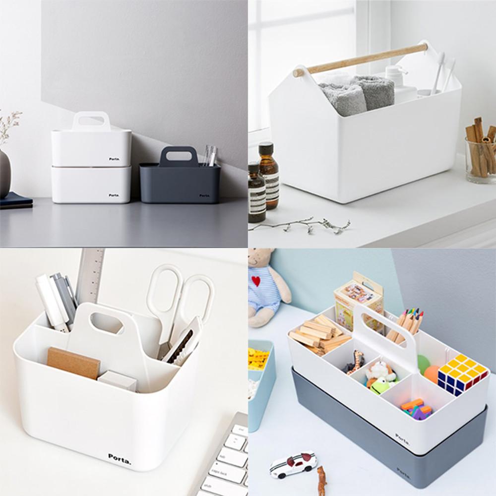 마이룸 포르타 미니 비타 컴팩트 그란데 수납함 정리함 트롤리 수납바구니