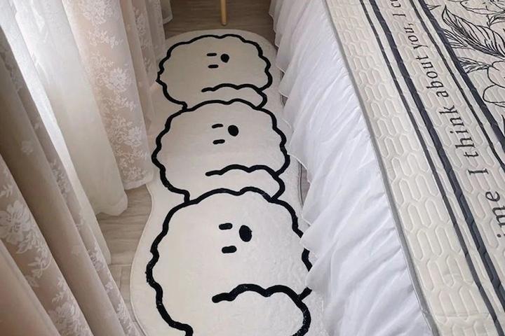 [오늘의딜][해외] 귀여운 댕댕이 삼형제 소프트 러그 발매트 댕댕이 삼형제A 3size