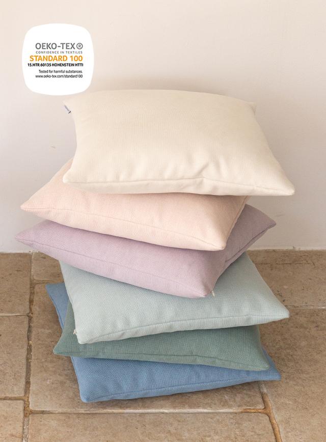 [파스텔색감] 멜로디 솔리드 방석 커버 (6color)