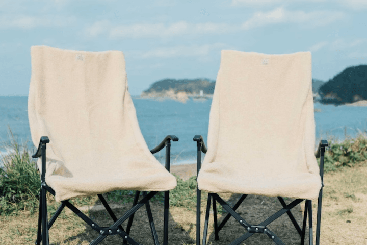 캠핑의자 양털 커버 뽀글 보온 털 따뜻한 롱릴렉스 캠핑 체어 워머 감성