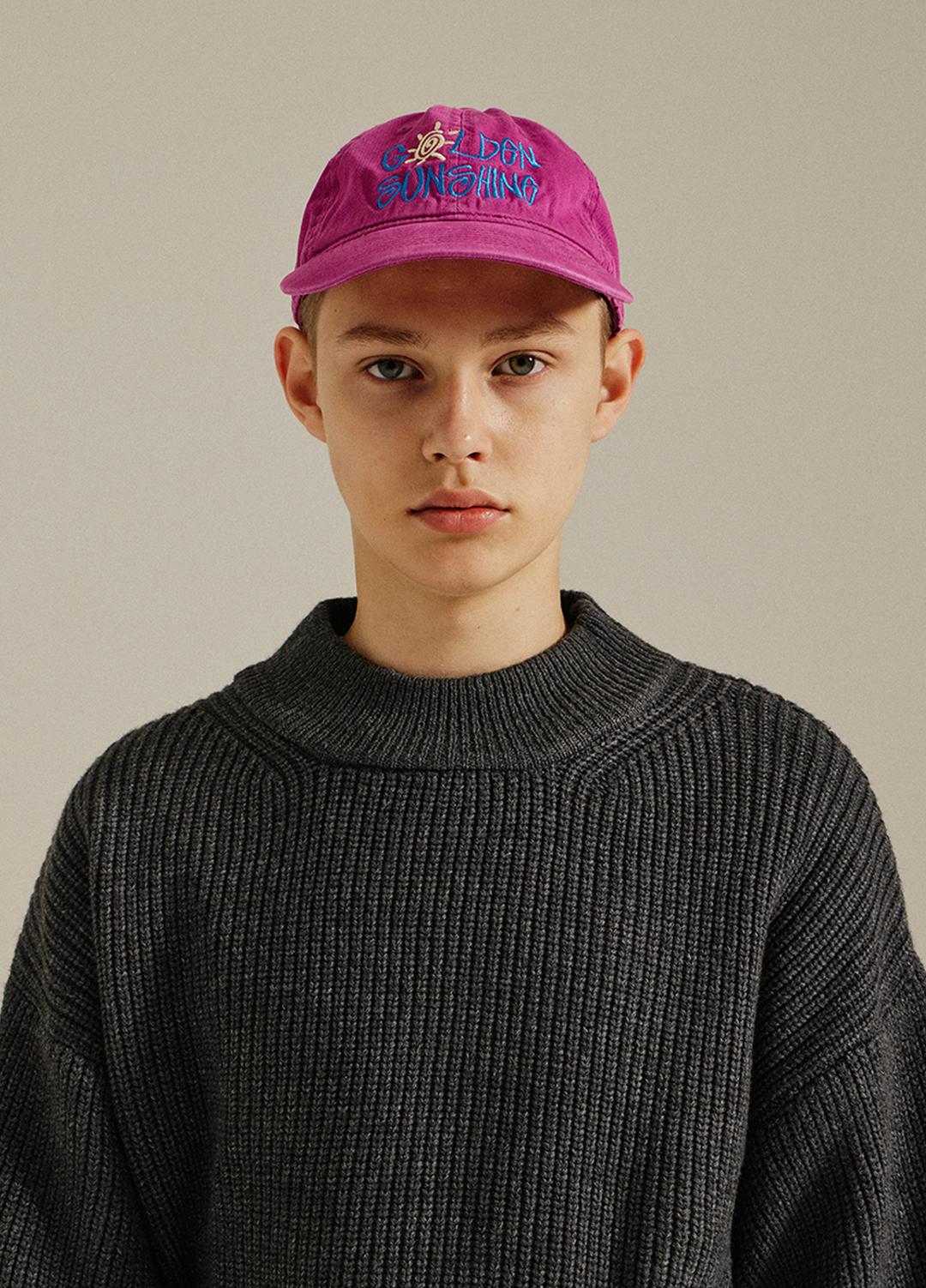 Washed Logo Ball Cap Purple