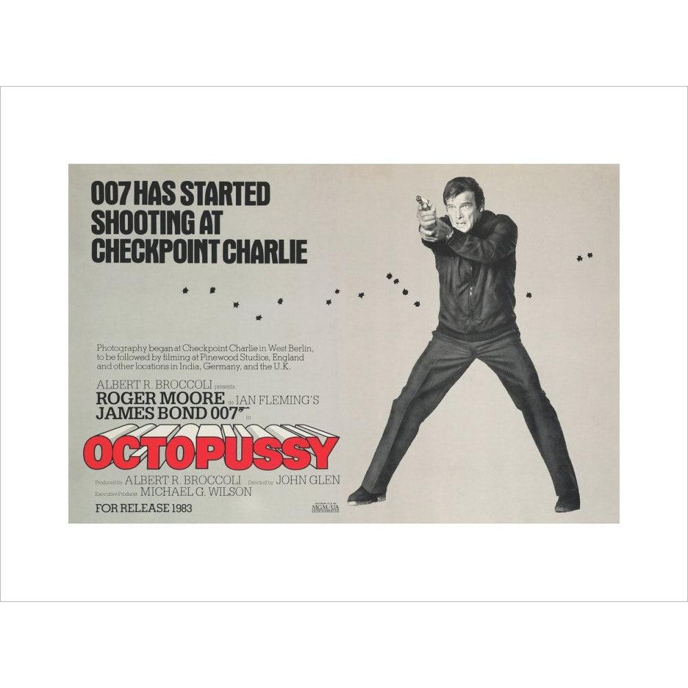 James Bond Octopussy Framed Art Print - By King & McGaw - art print / small / none