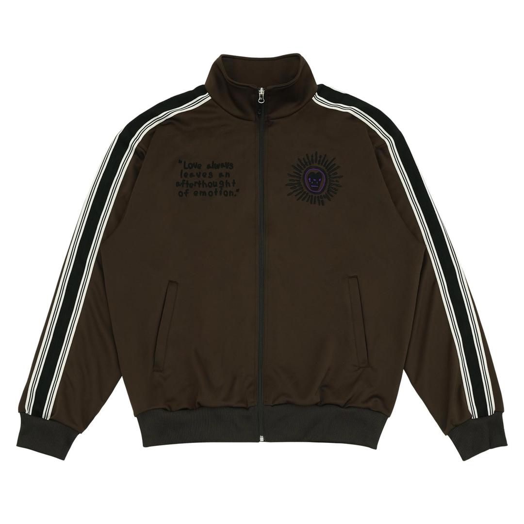 LOVE EMOTION TRACK JACKET (BROWN)