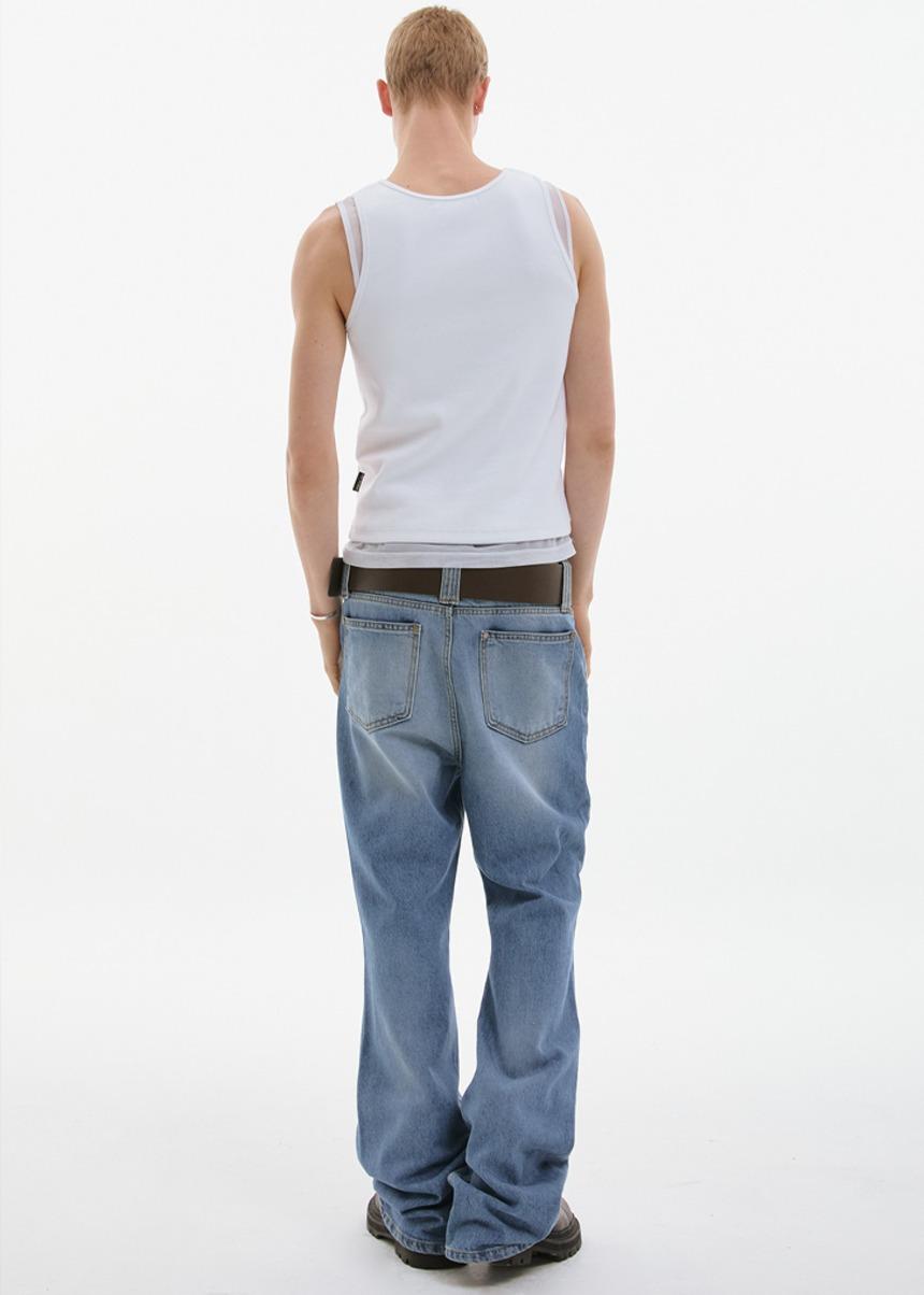attractive bootcut jeans (blue)