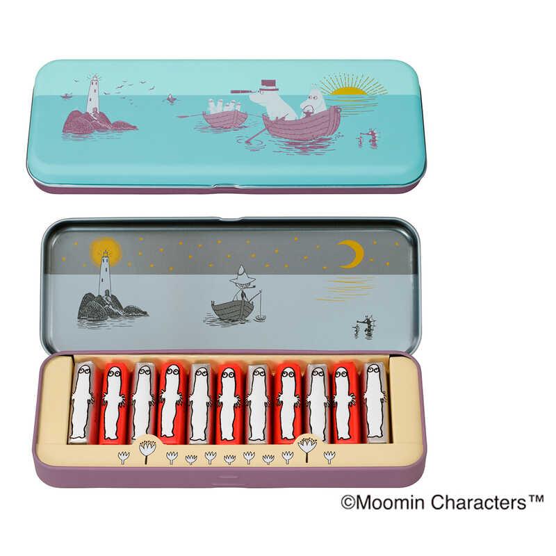 무민 메리스 콜라보 2026 발렌타인데이 계곡 틴 케이스 초콜릿 (11개입)