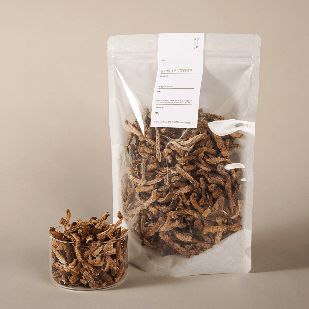 방앗간청년 무말랭이차