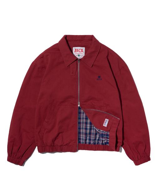 AECA WASHED CLOVER BAYPORT JACKET-BURGUNDY