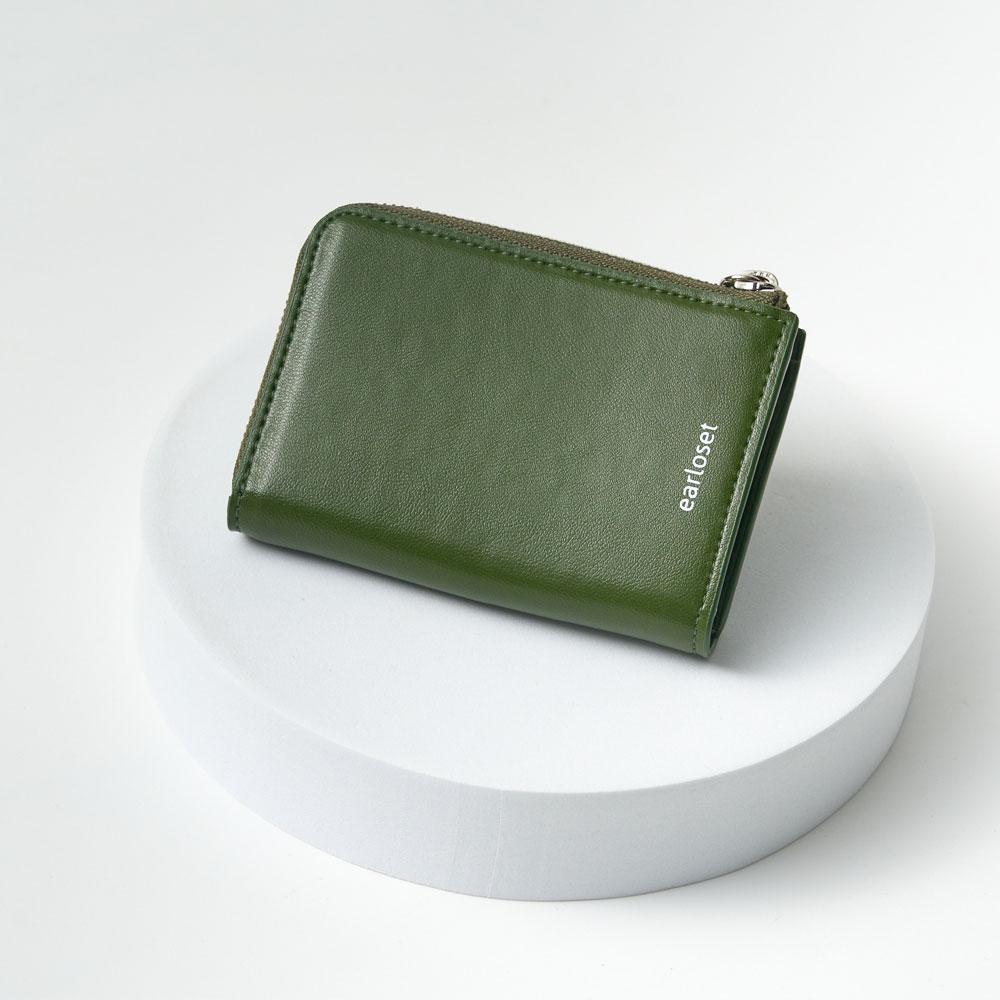 Square Pocket Wallet - Cactus Green