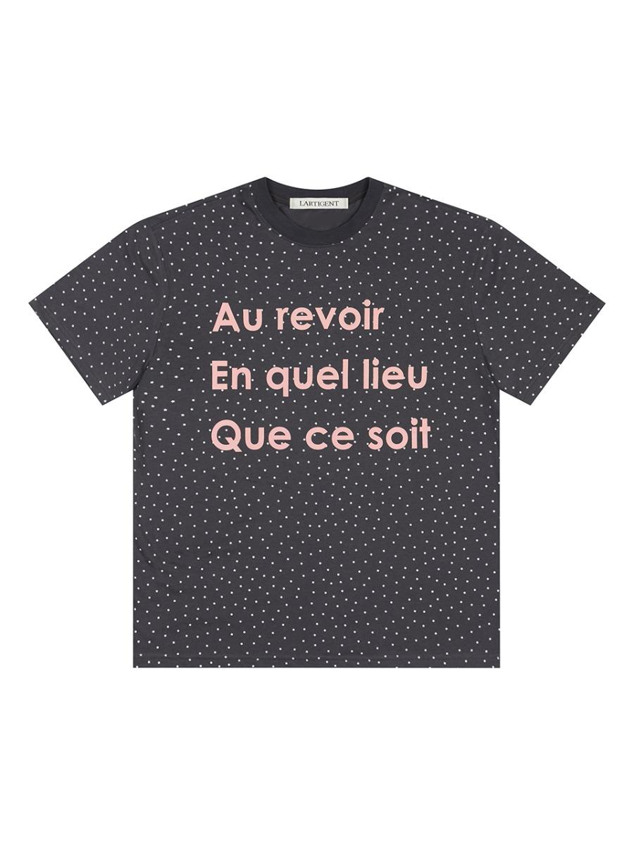 L18 AEQ T-SHIRT(CHARCOAL)