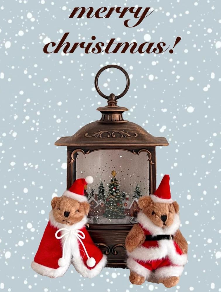 [11/18 할인종료] 홀리데이 테디베어 키링 (2type)