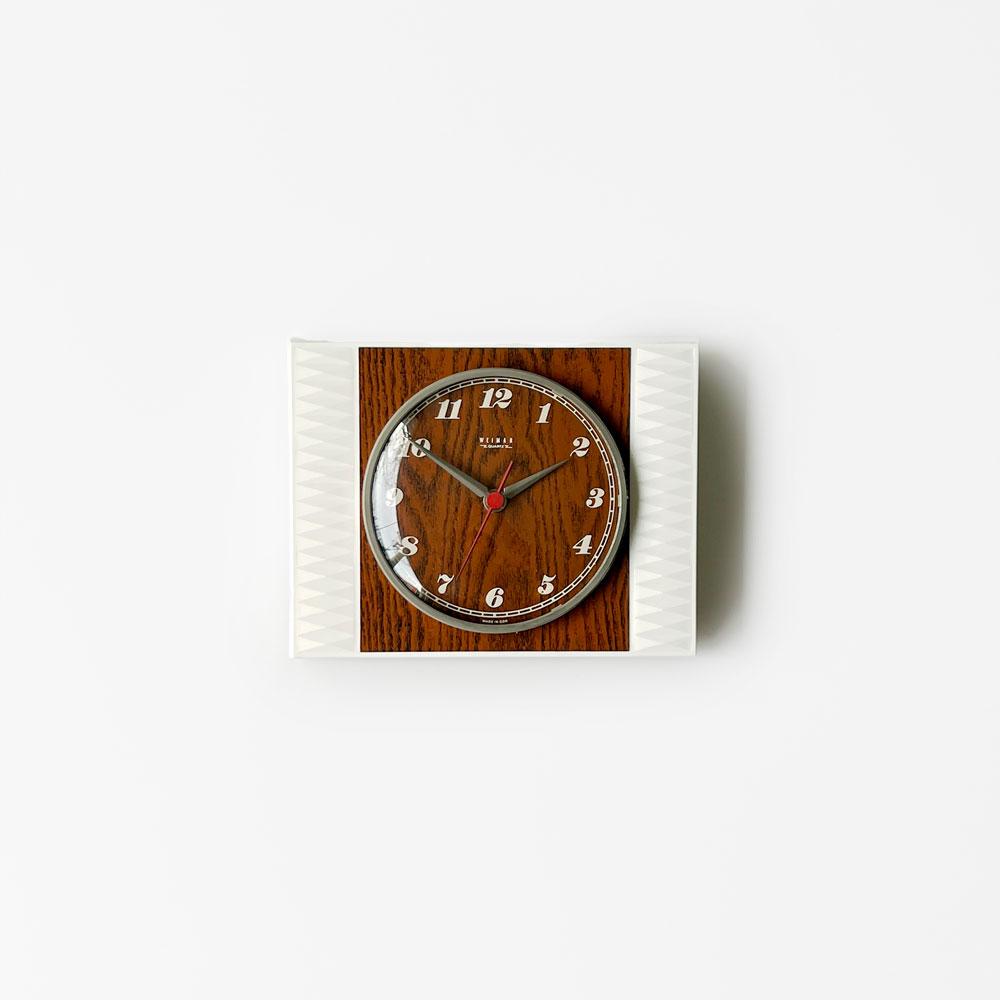 1970s GDR WEIMAR quartz wall clock