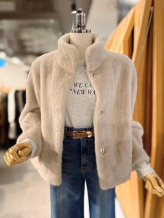 이런 상품 어때요? ab.f.z 샤론 하이넥 페이크 퍼 자켓 (ABXY4HF05K)