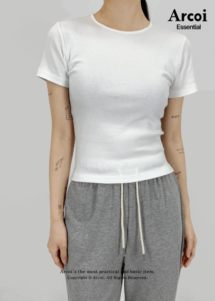 [ Arcoi Essential ] AE001 SHORT-SLEEVED T-SHIRTS