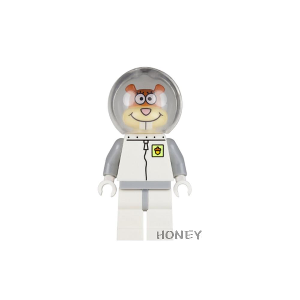 레고 샌디 다람이 미니피규어 Sandy Cheeks 3816