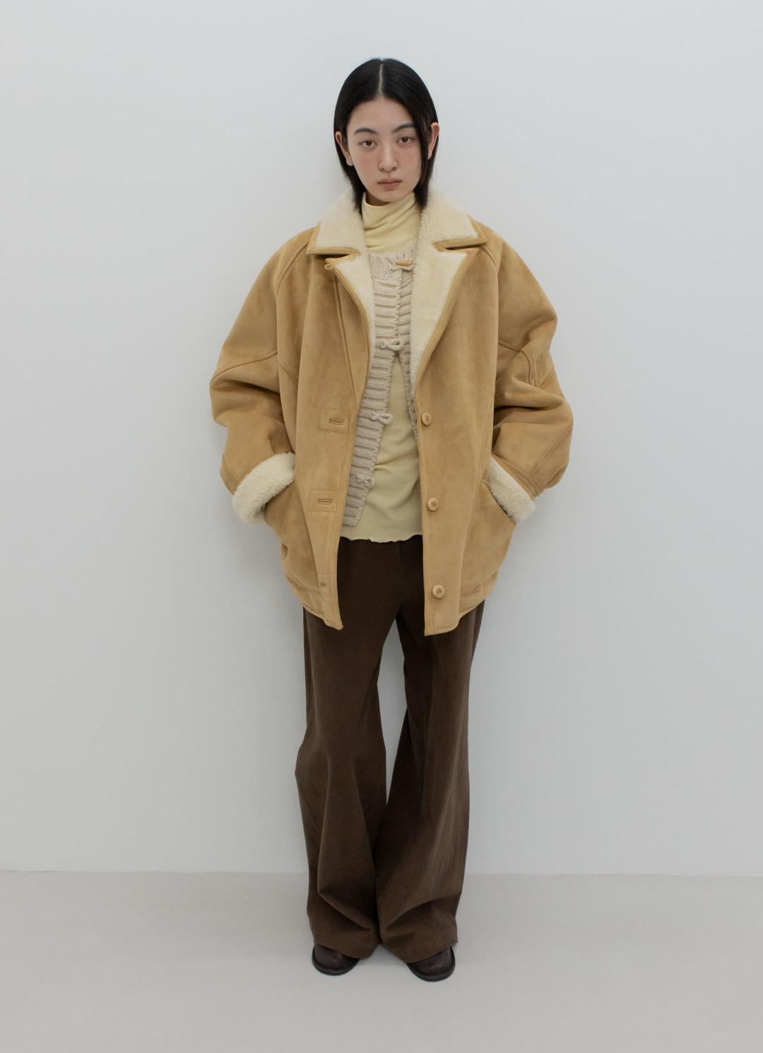 25FW [11/21 예약배송] SHEARLING COAT / BEIGE
