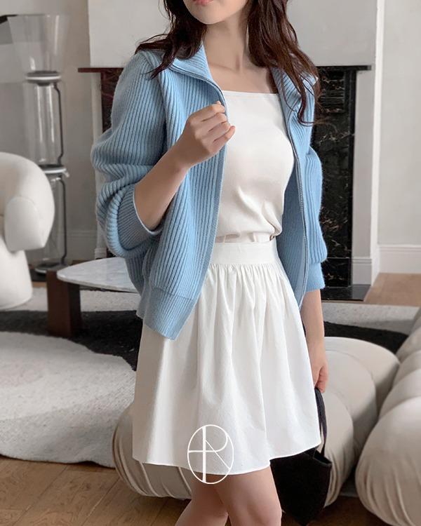 [🌼봄신상/데일리][MADE] 스무드 투웨이 카라 니트 집업   (간절기/데일리/간절기니트/집업니트/간절기가디건/봄집업/꾸안꾸/캠퍼스룩)