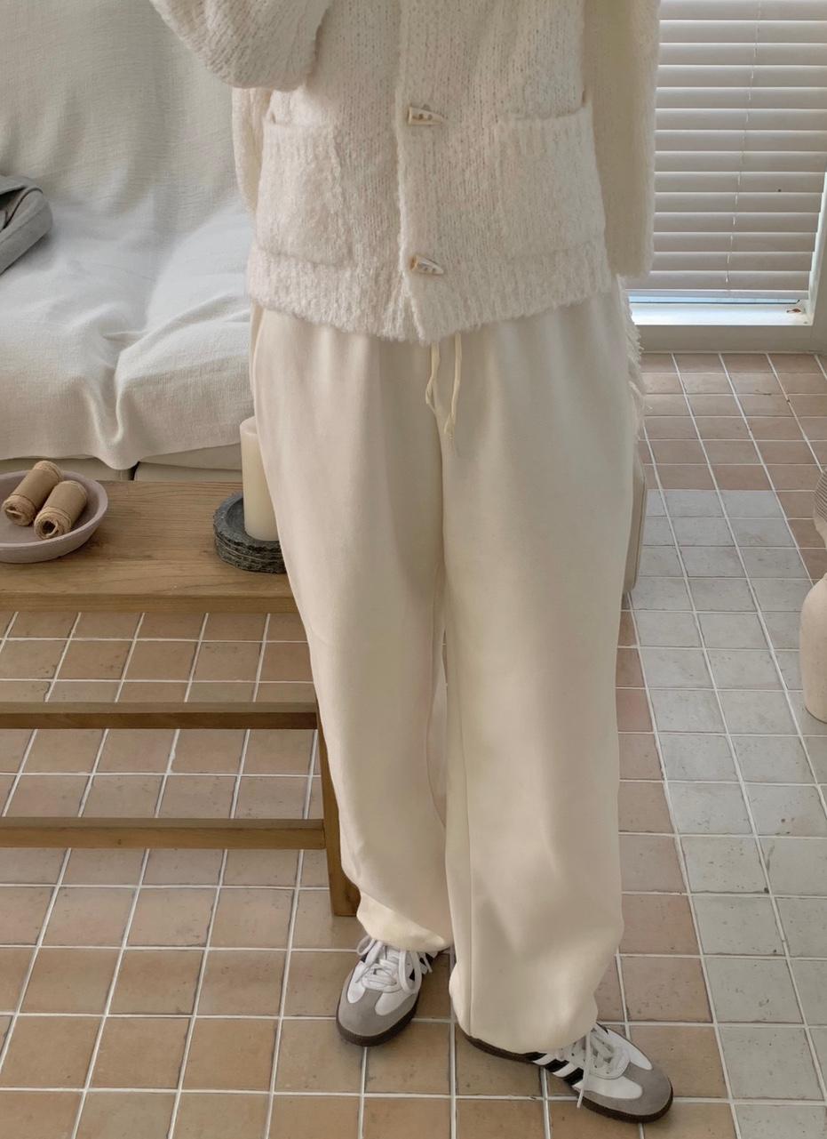 투웨이 기모 조거 팬츠