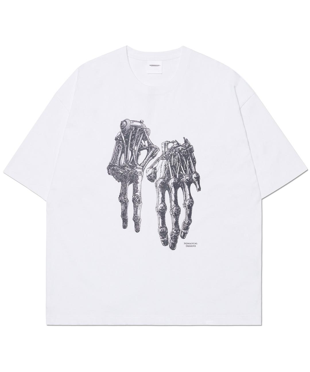 ROBOTIC HAND NM T-SHIRT - WHITE