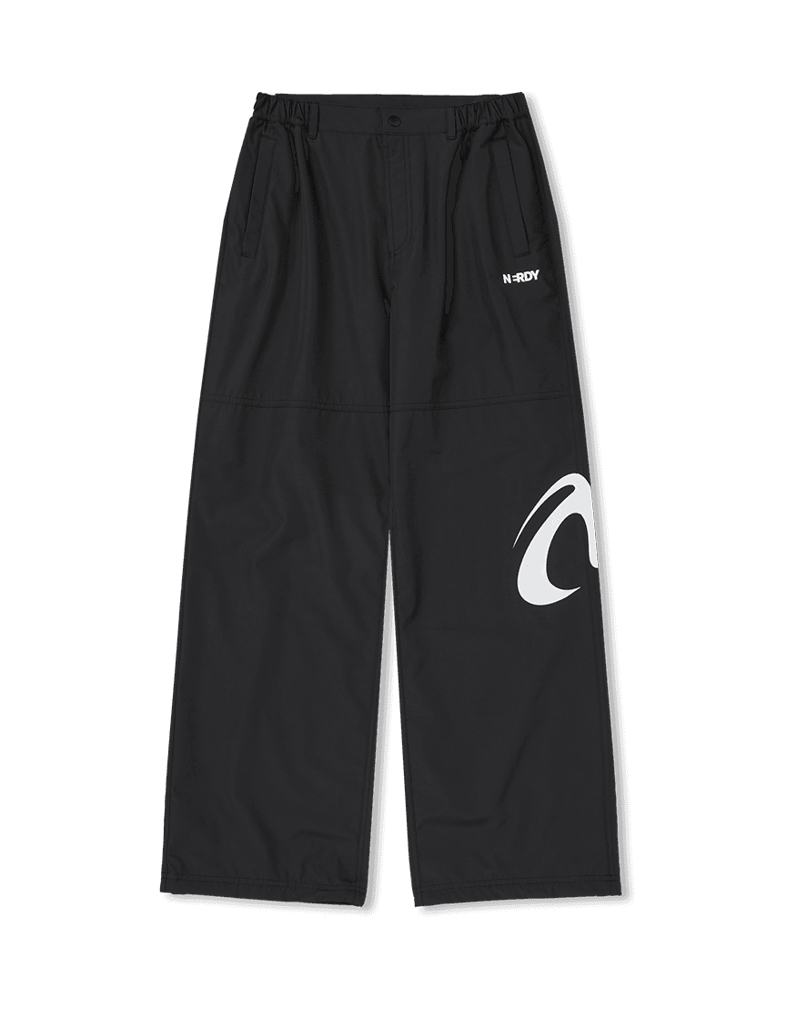 3-레이어 스트럭처 우븐 팬츠 블랙