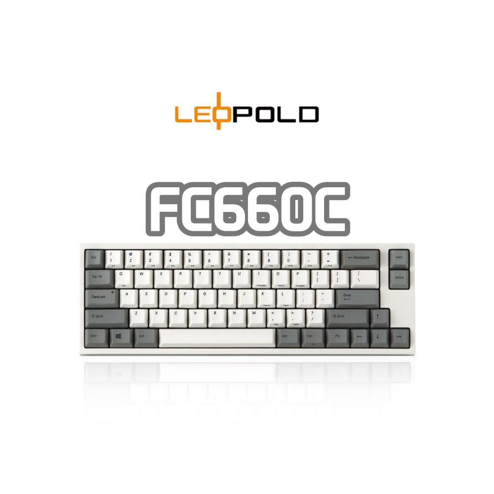 레오폴드 FC660C 저소음 JAPAN 토프레 무접점 키보드 (화이트) 66Key