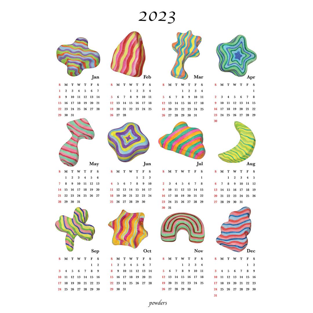 2023 calender poster (Lucky charms)