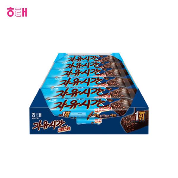 해태 자유시간 크리스피 324g (27g x 12입) 초코바 과자