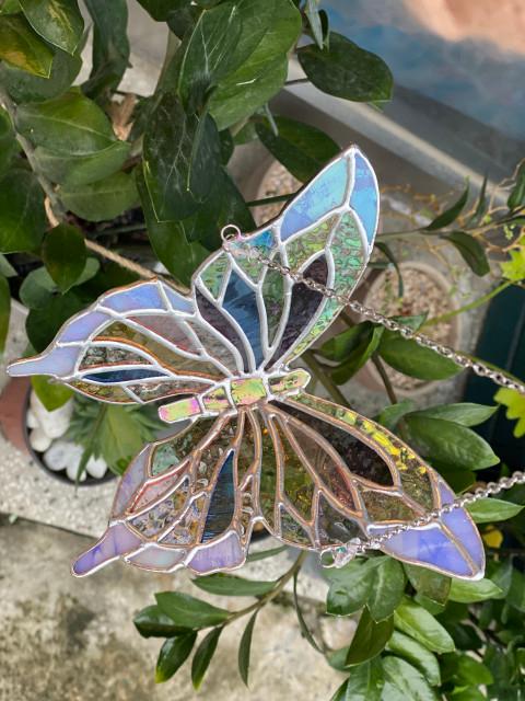 스테인드글라스 나비썬캐쳐 나비