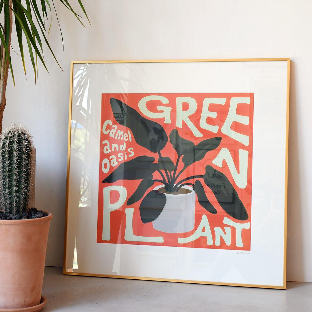 Green Plant 그린 플랜트 식물 포스터