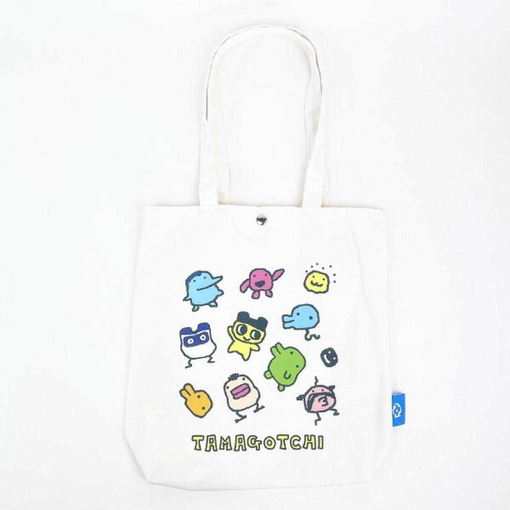 다마고치 일러스트 에코백 가방