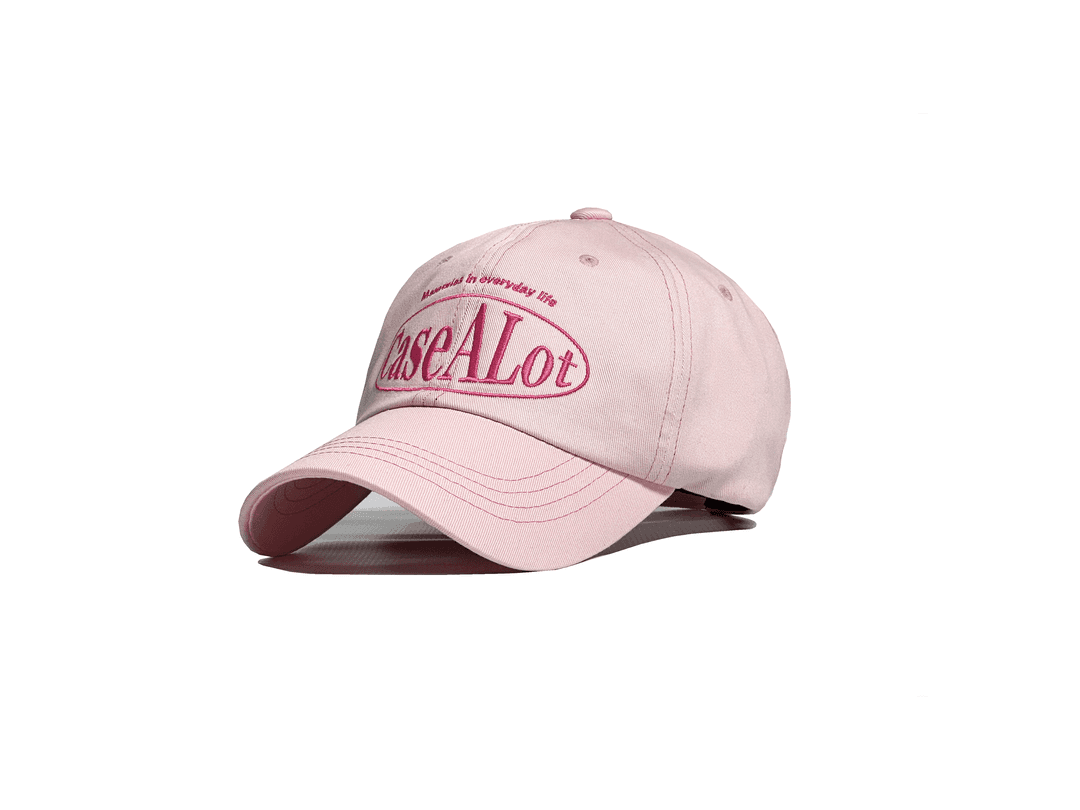 Circle logo ball cap - Pastel pink