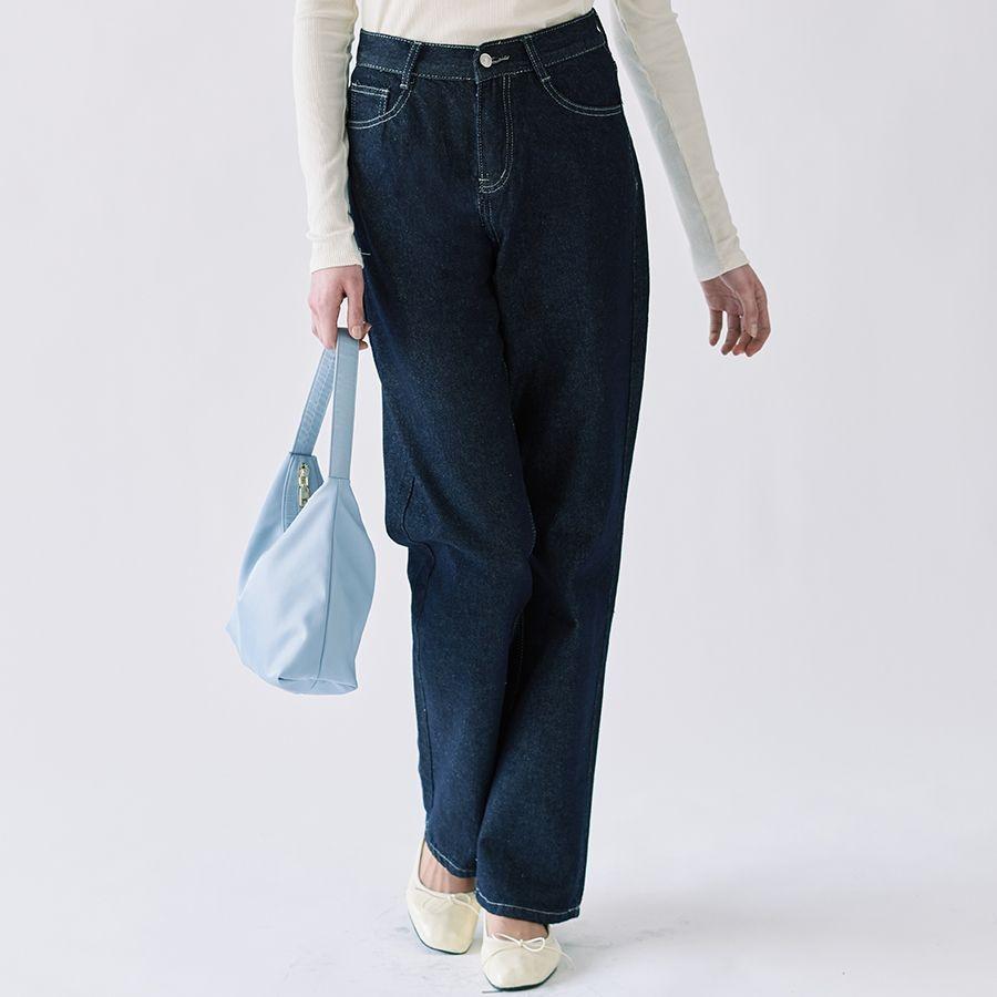 [24신상] 논페이드 일자 와이드 데님 팬츠(TIPKA2201)