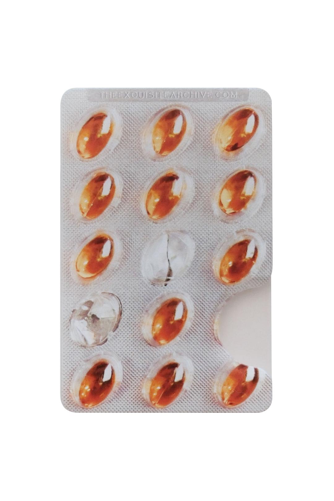 Card Pocket - Orange medicine