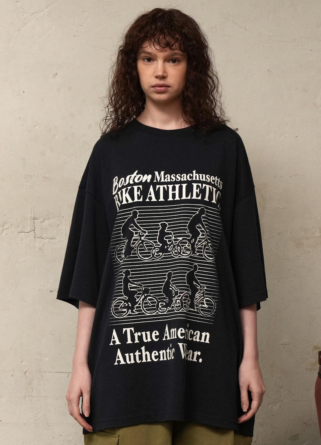 CYCLIST T-SHIRTS _ NAVY