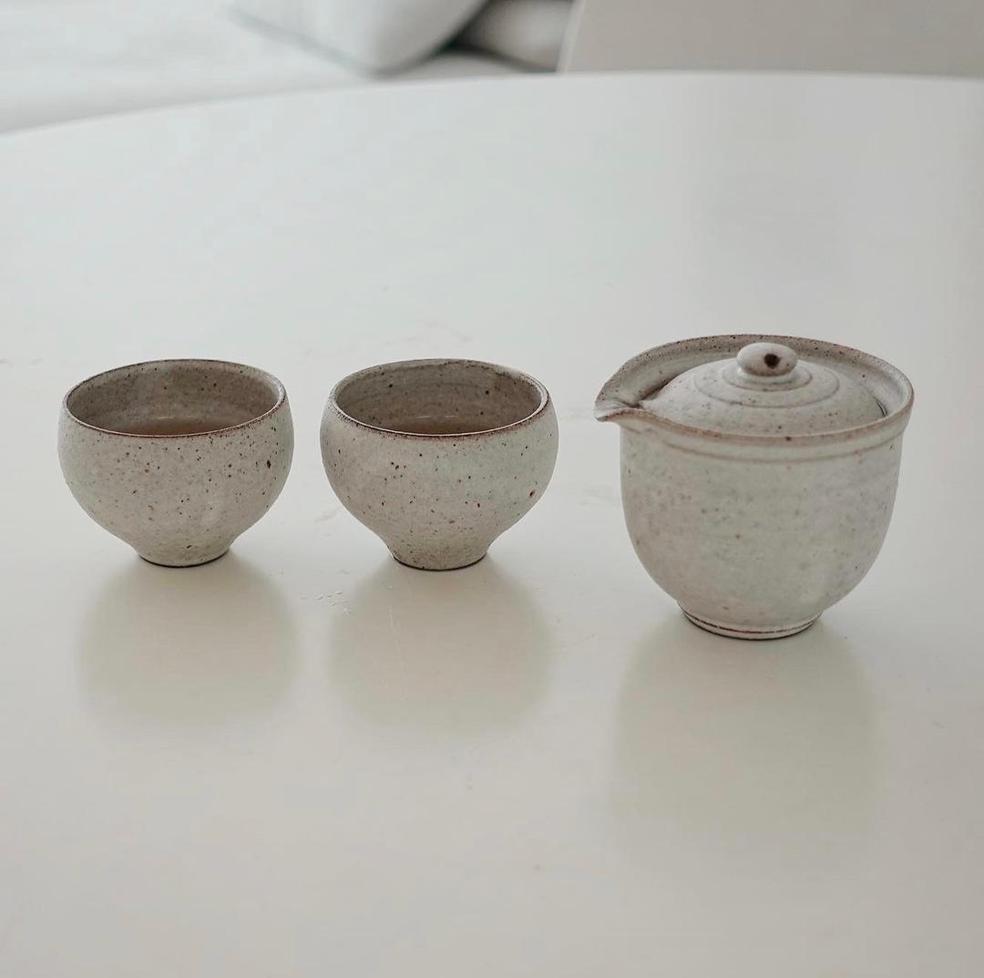 (다도레 x 노산도방) 도토리를 닮은 미니 티팟 세트