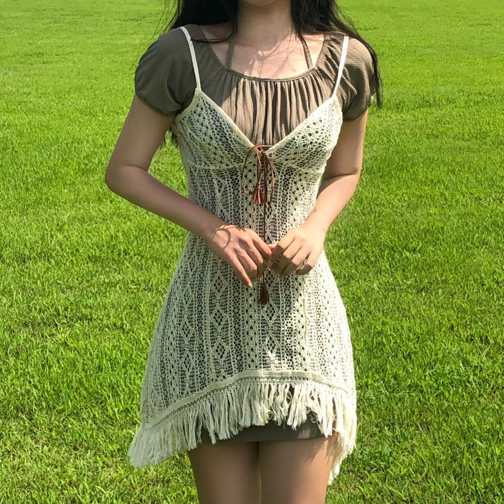 키작녀원피스 히피원피스 동남아원피스