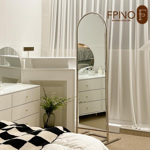 샐리 미드 센추리 전신 거울 아치형 타원형