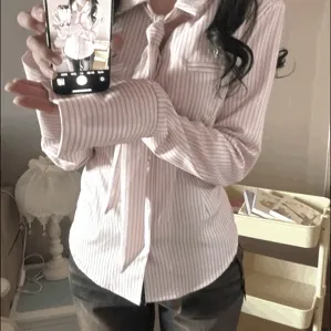 [재입고!] 🍑peach🍑 striped shirts 피치 스트라이프 셔츠