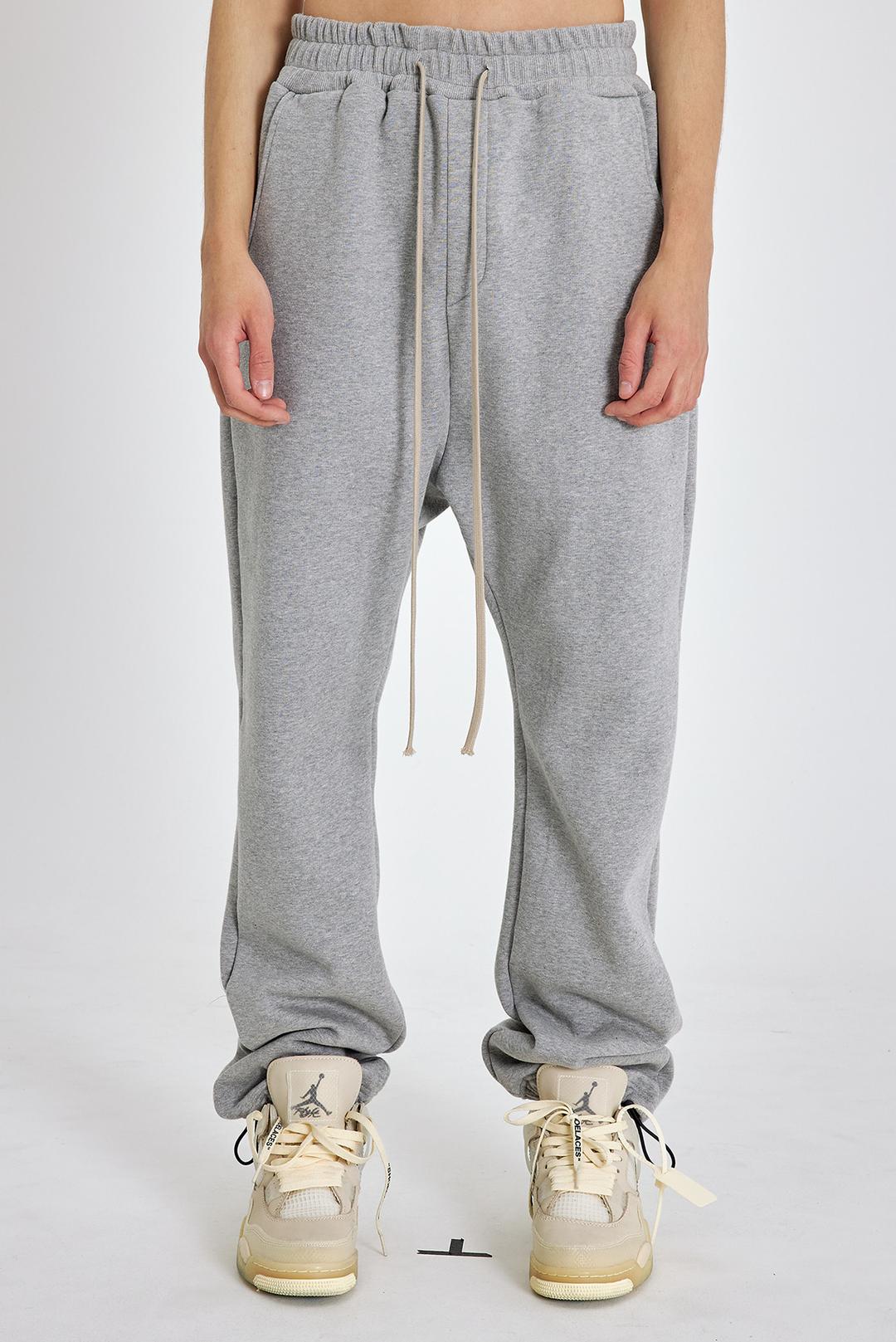 소프트 에센셜 셋업 스트링 조거 롱 팬츠 (멜란지)