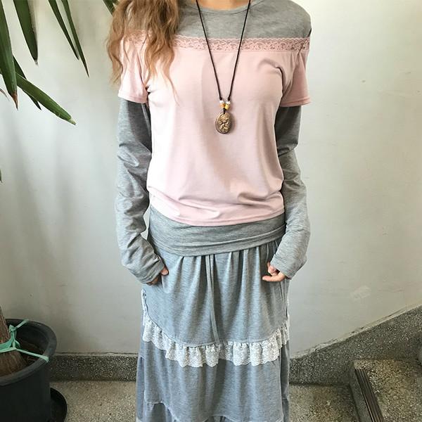 몬스 레이어드 티셔츠 ( mons layered t-shirts )