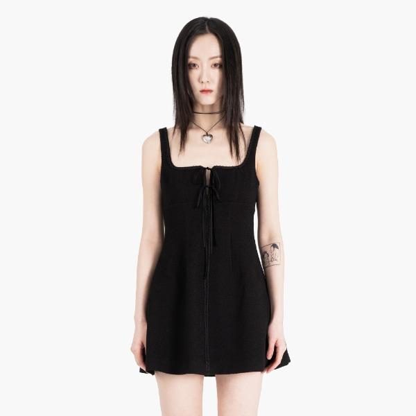 [03/21 예약발송] BLACK LACE CUT OUT DRESS