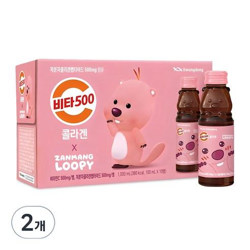비타500 잔망루피 콜라겐, 100ml, 20개 - 비타민음료 | 쿠팡