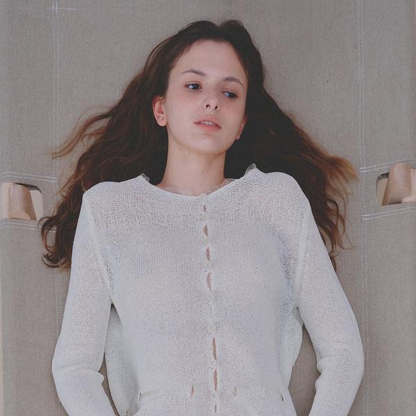 Meriel Knit Cardigan (Ivory)