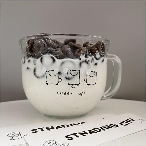 [스탠딩츄] cheer up ! 시리얼 컵_470ml
